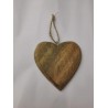Herz aus Holz zum Aufhängen 11 cm