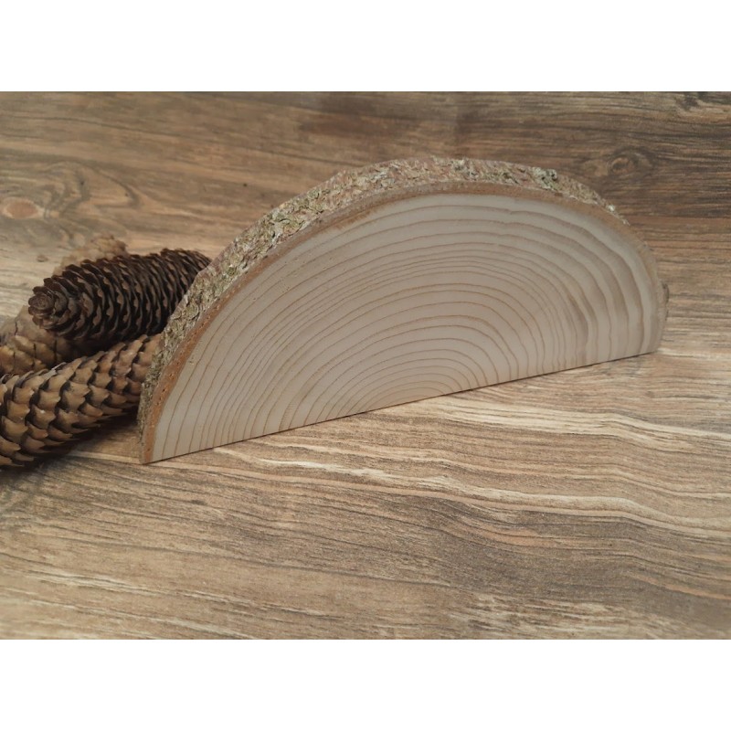 Halbe Baumscheibe Fichte 23 cm Halbe Baumscheibe Fichte 23 cm