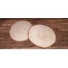 Holzscheibe Baumscheibe aus Fichte 15 cm