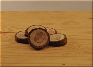 Holzscheiben Grösse 4 cm